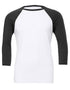 Unisex 3/4 Sleeve Baseball T-Shirt
